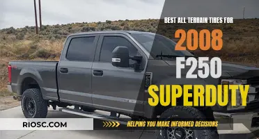 Top-Rated All-Terrain Tires for the 2008 F250 Superduty: Unleashing the Beast