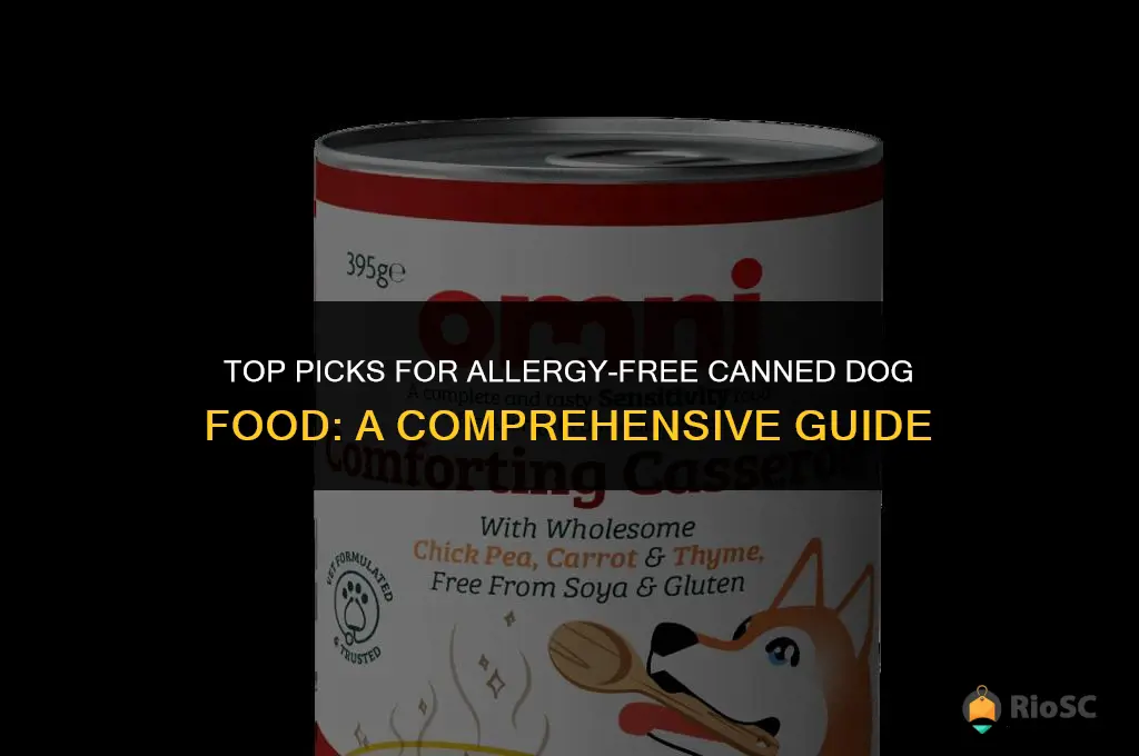 best allergy free canned dog food