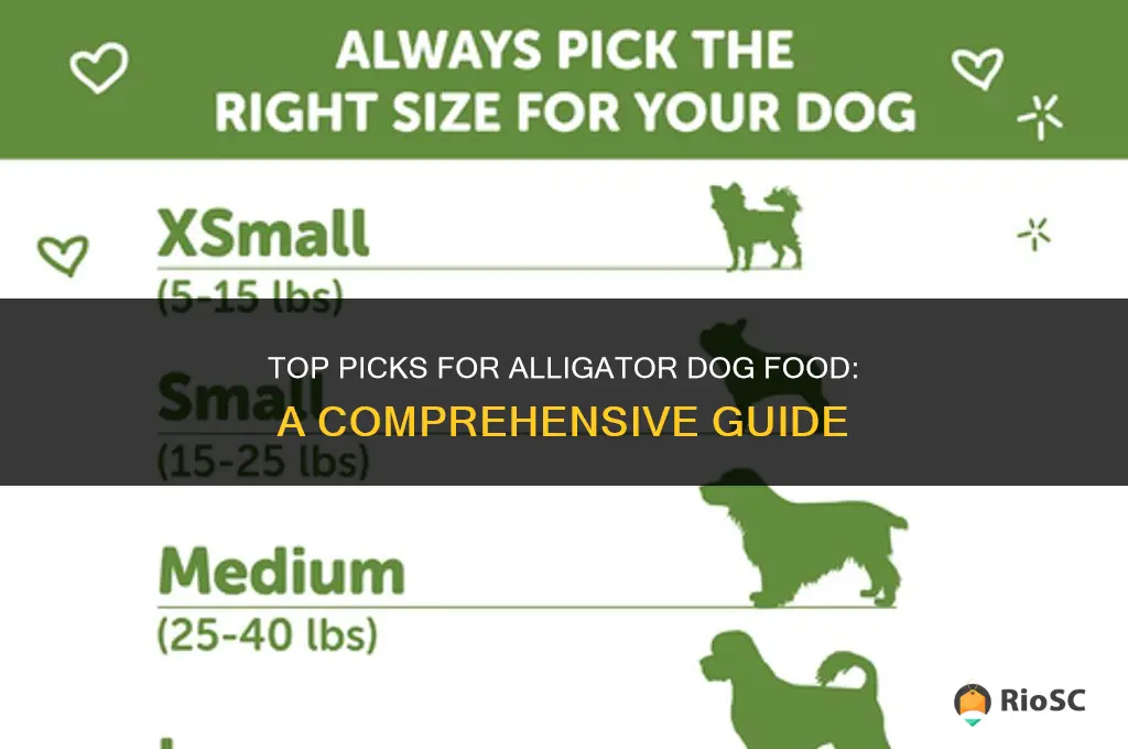 best alligator dog food