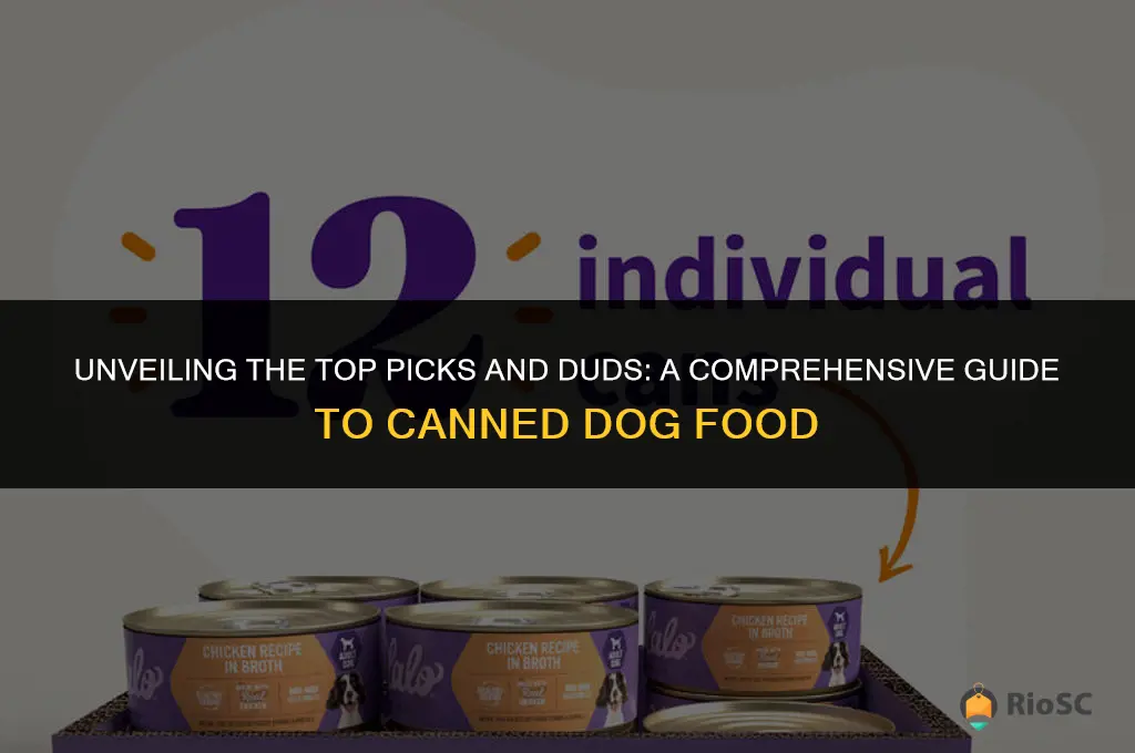 best and worst canned dog food