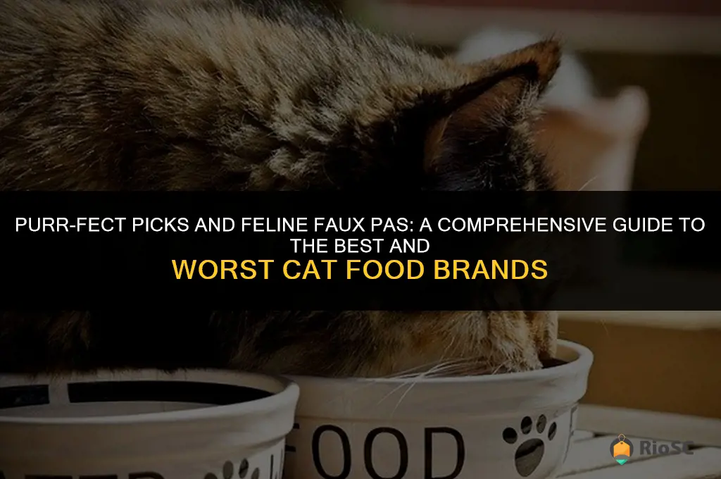 best and worst cat food brands