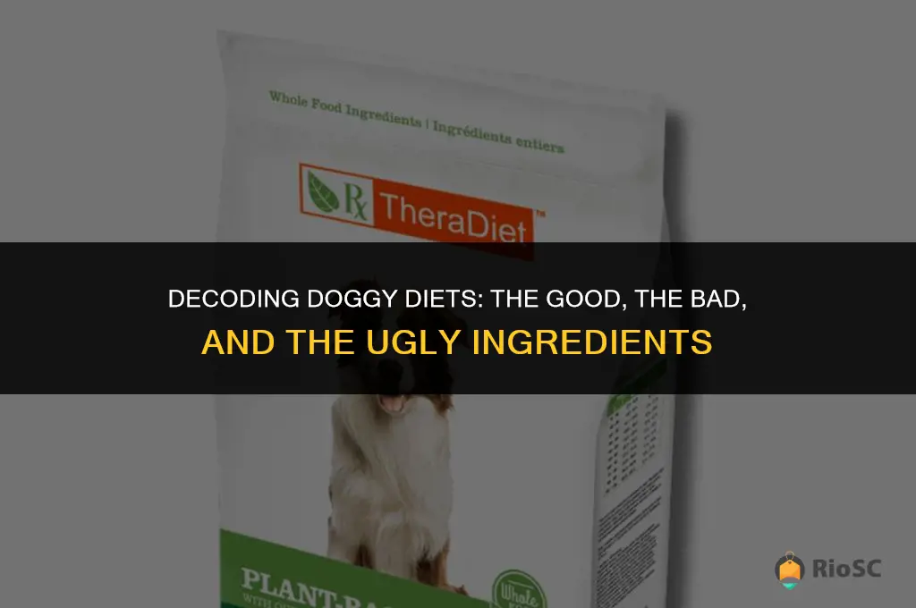 best and worst dog food ingredients