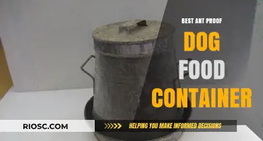 Top-Rated Ant-Proof Dog Food Containers: Keeping Your Pet's Meals Safe and Fresh