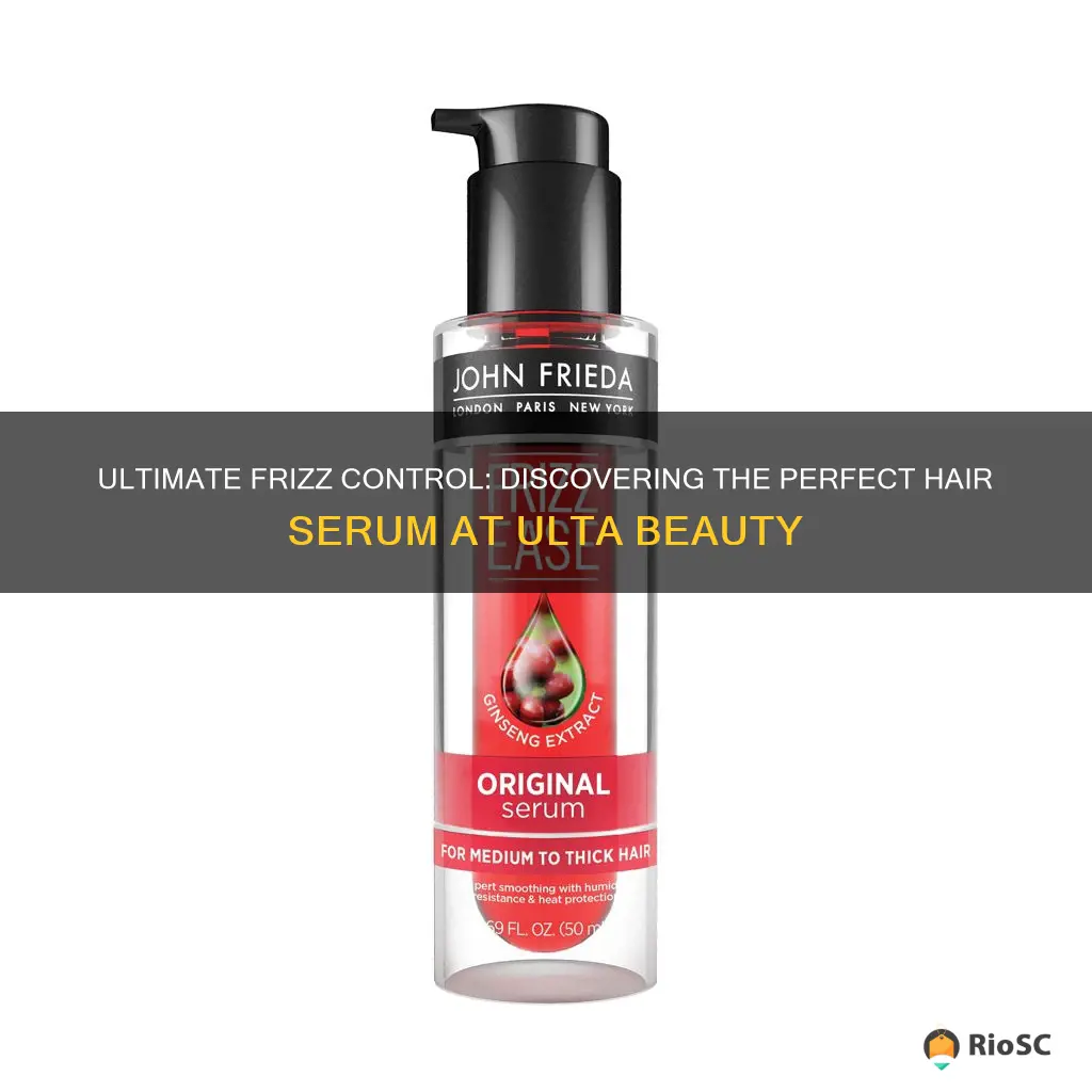 best anti frizz hair serum ulta