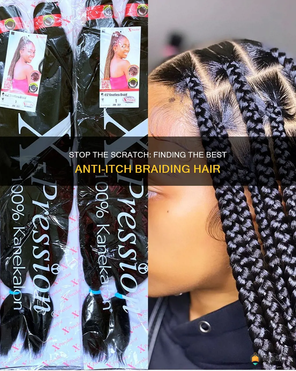 best anti itch braiding hair