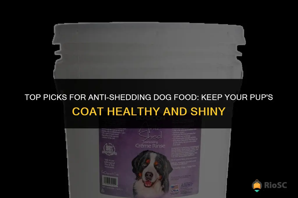 best anti shedding dog food