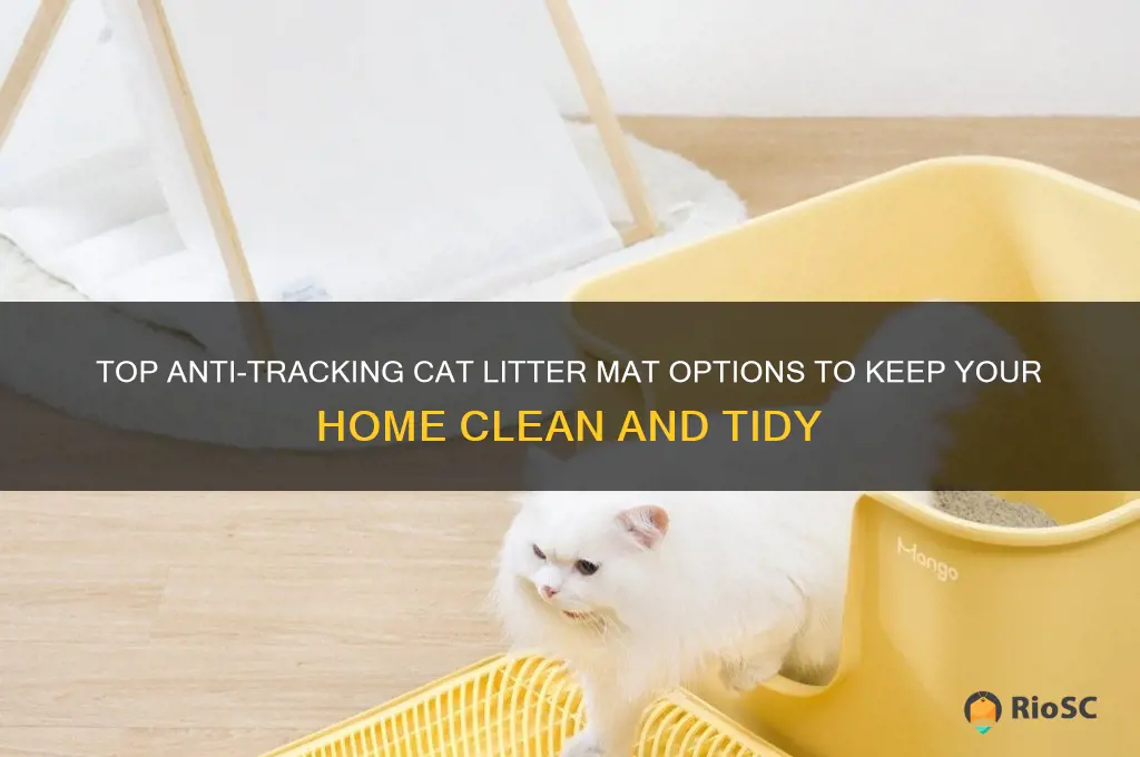 best anti tracking cat litter mat