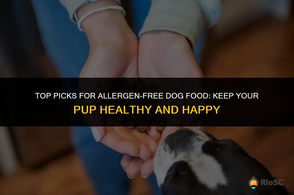 best aplergen free dog food