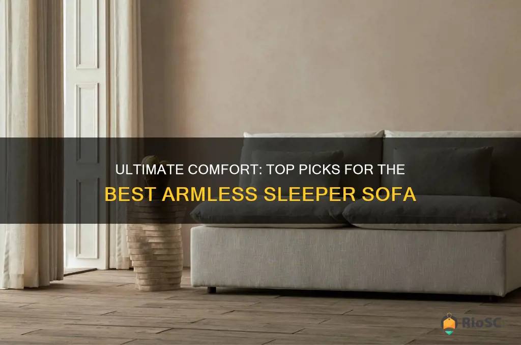best armless sleeper sofa