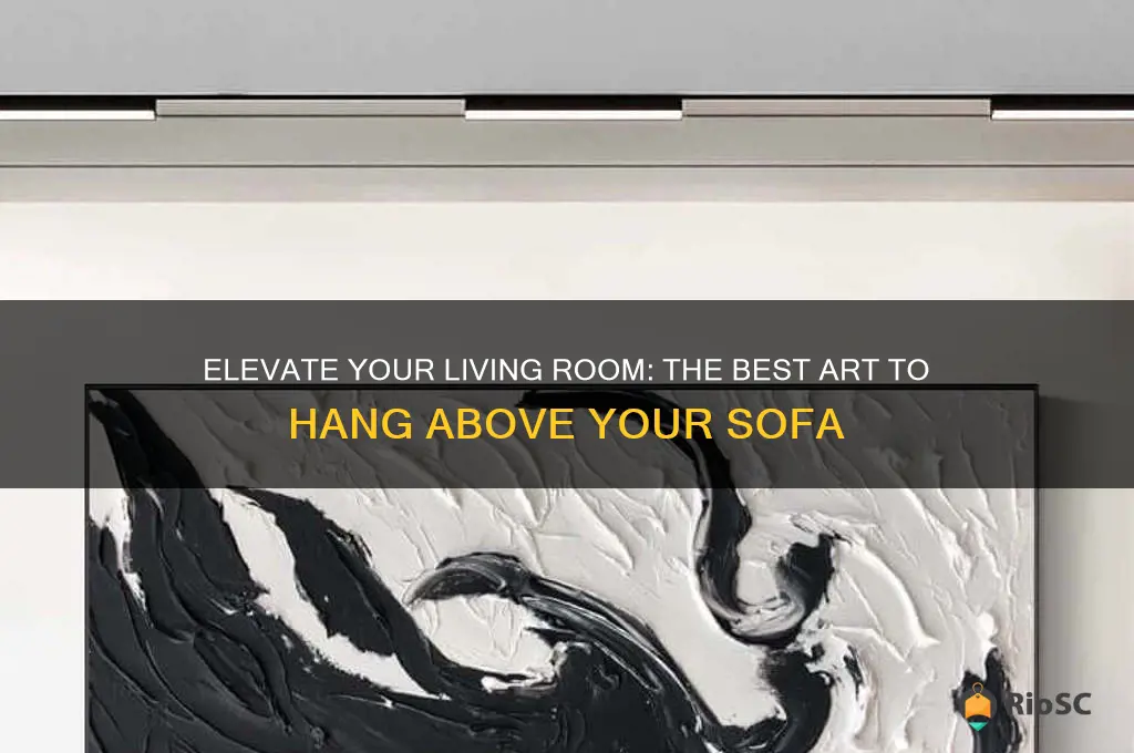 best art to put above sofa