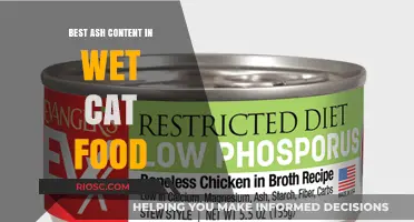 Optimal Ash Levels in Wet Cat Food: A Guide to Nutritional Balance