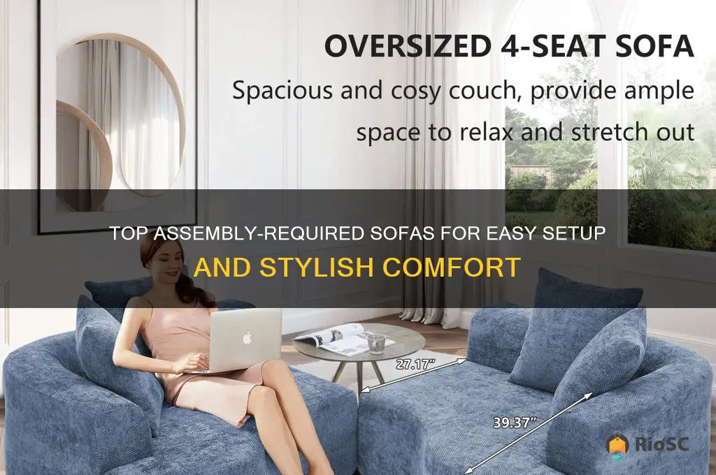 best assembly required sofas