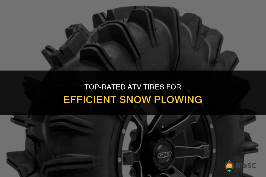 best atv tires for plowing snow