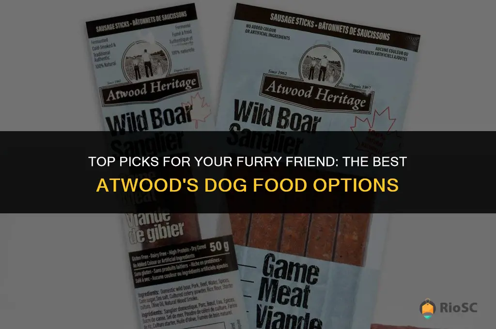 best atwoods dog food