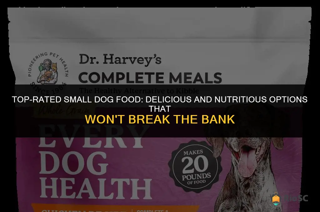 best bang buck small dog food