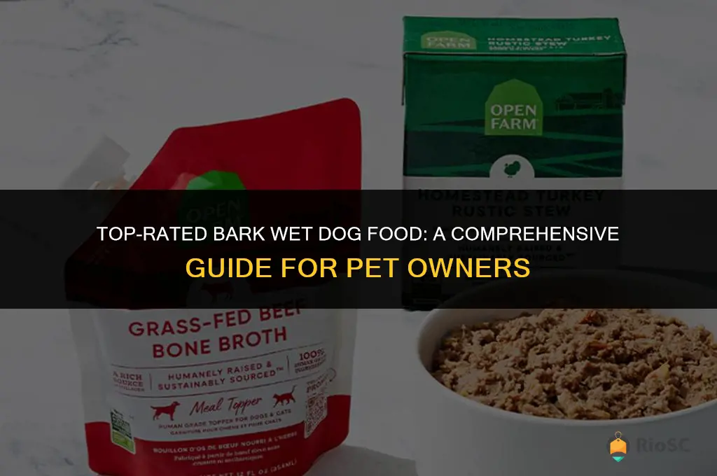 best bark wet dog food