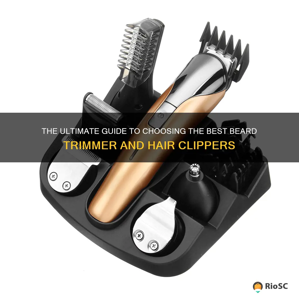 best beard trimmer and hair clippers