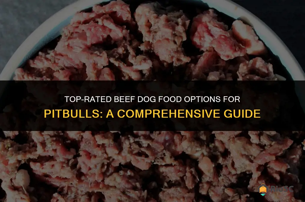 best beef dog food for pitbulls