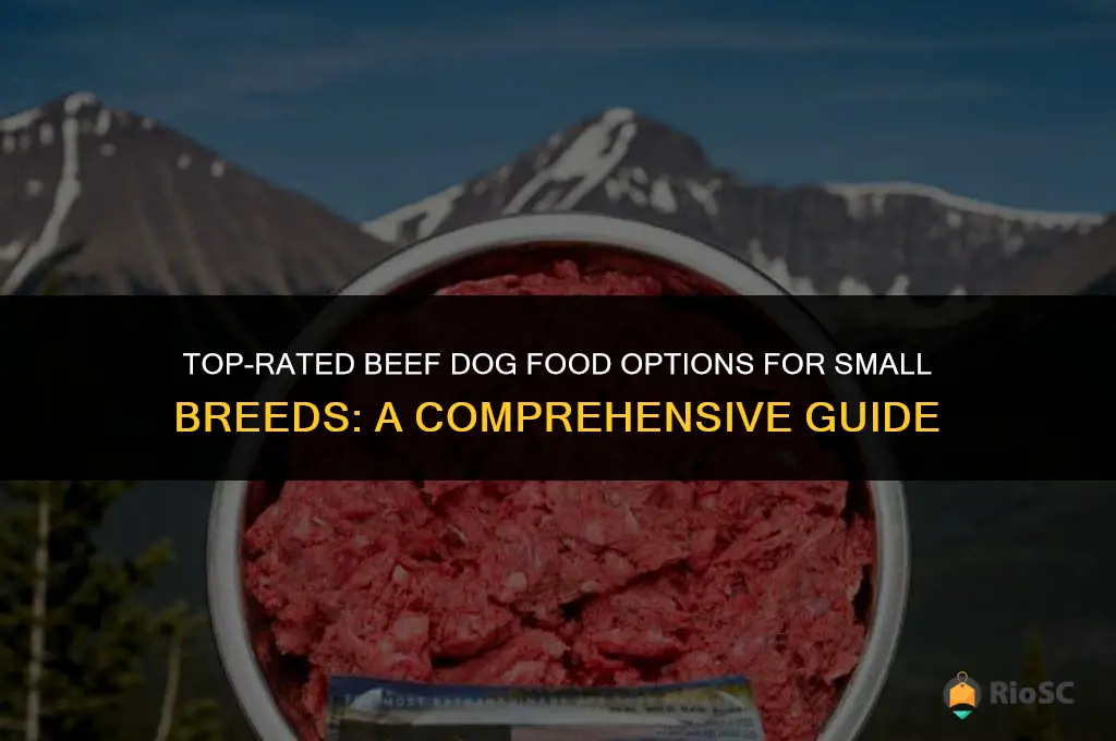 best beef dog food for small dogs