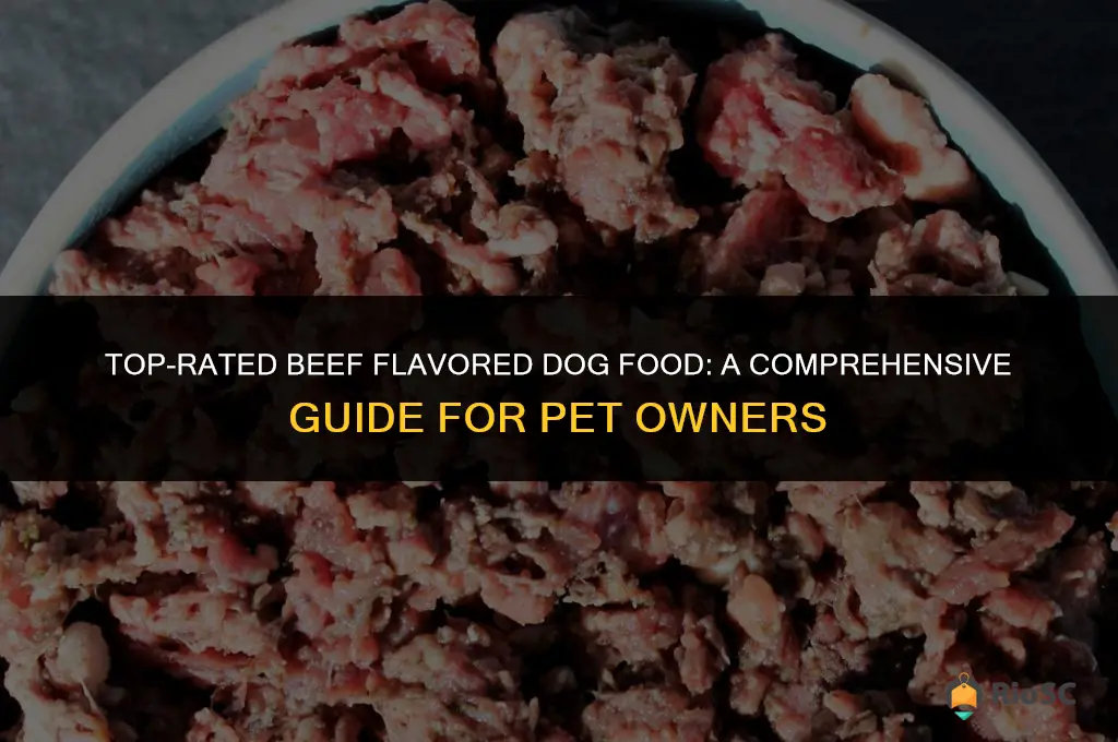 best beef flavored dog food