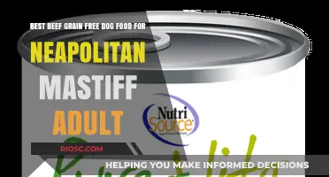 Top Grain-Free Beef Dog Food Options for Adult Neapolitan Mastiffs