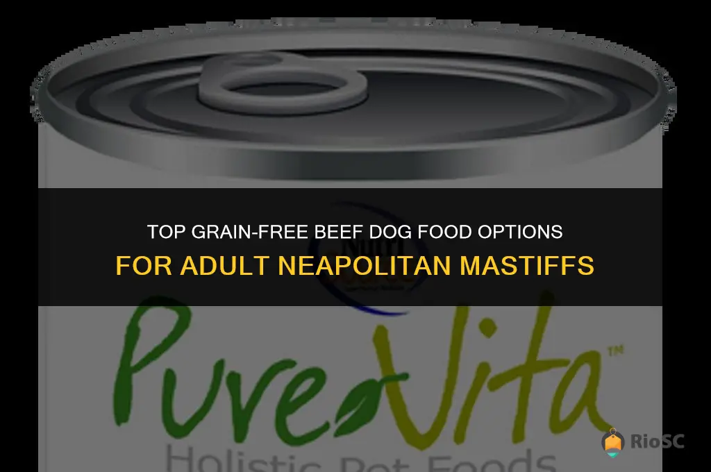 best beef grain free dog food for neapolitan mastiff adult