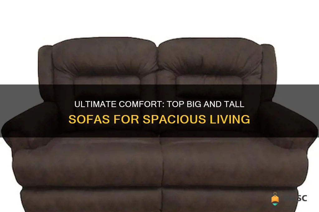 best big and tall sofa