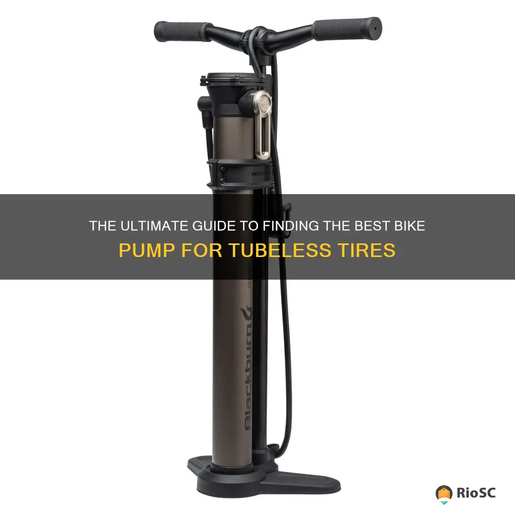 best bike pump for tubeless tires