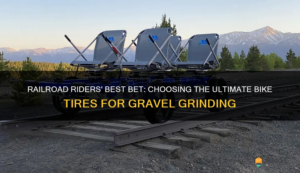 best bike tires for railroad bed riding