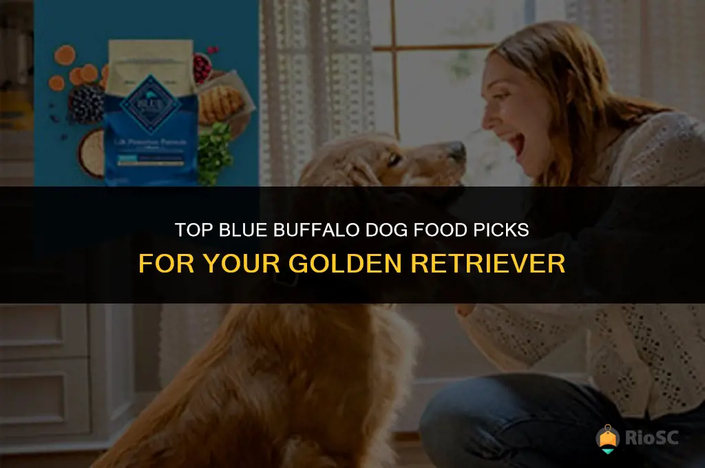 best blue buffalo dog food for golden retriever