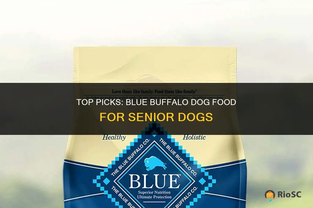 best blue buffalo dog food for seniors