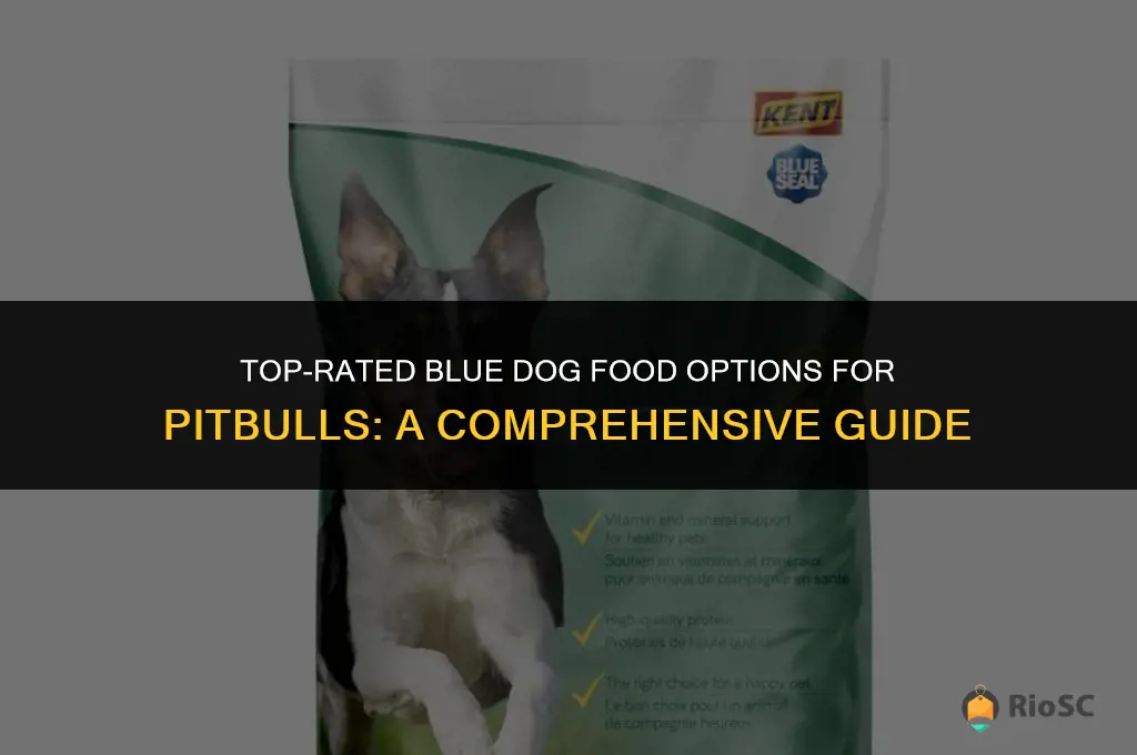 best blue dog food for pitbulls