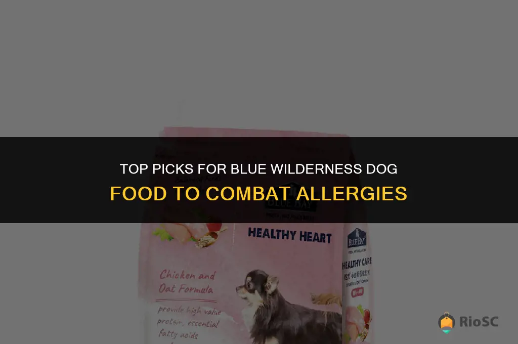 best blue wilderness dog food for allergies
