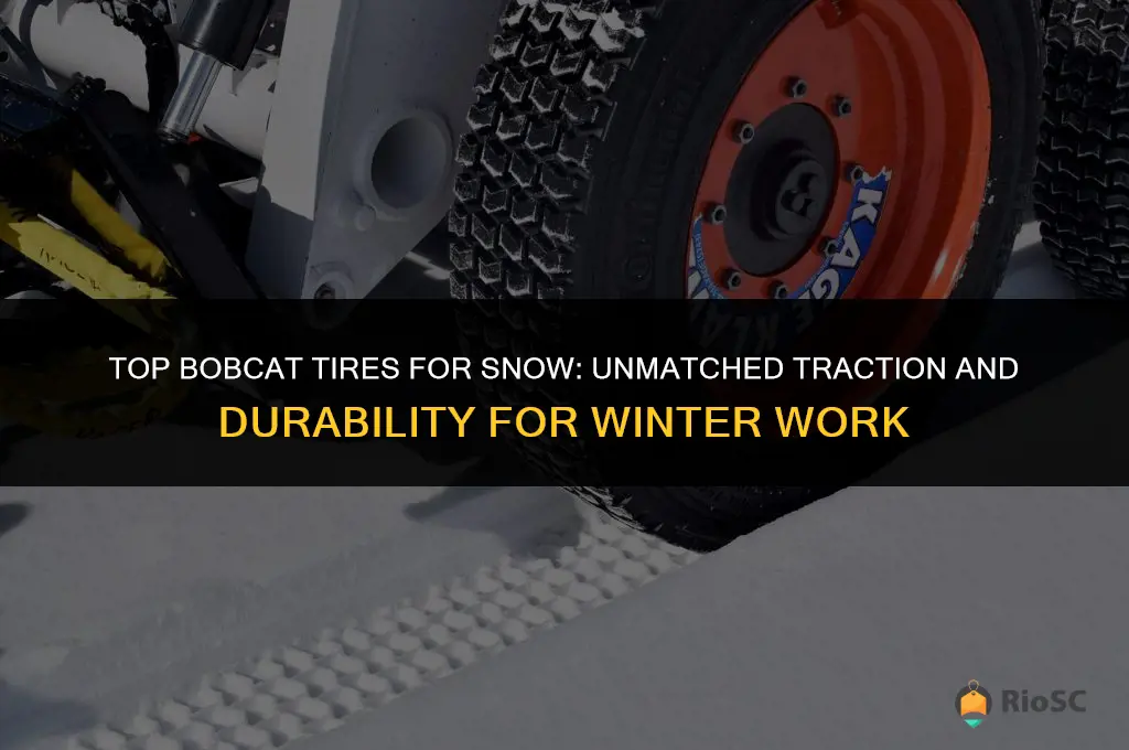 best bobcat tires for snow