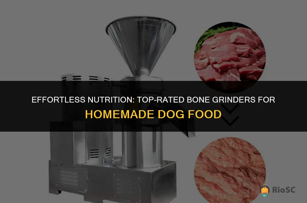 best bone grinder for dog food