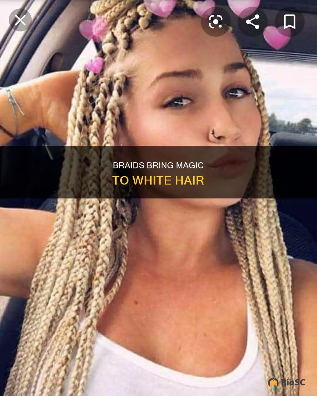 best braids for white hair