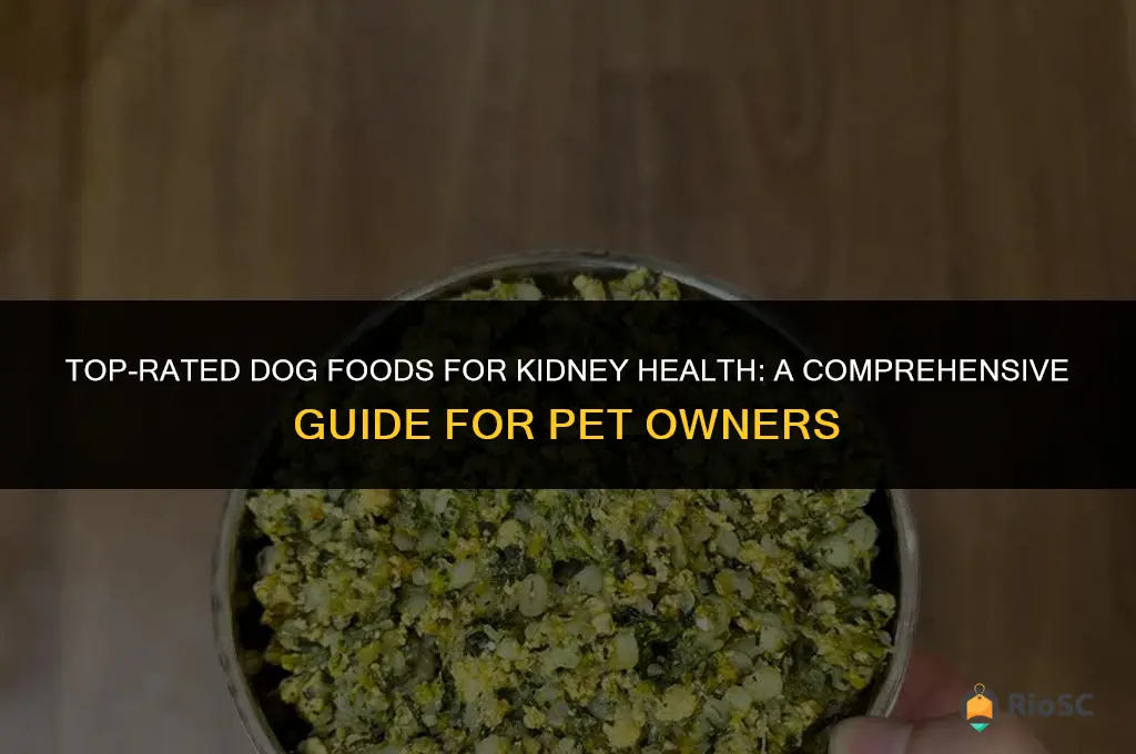 best brand dog food for kidney disease