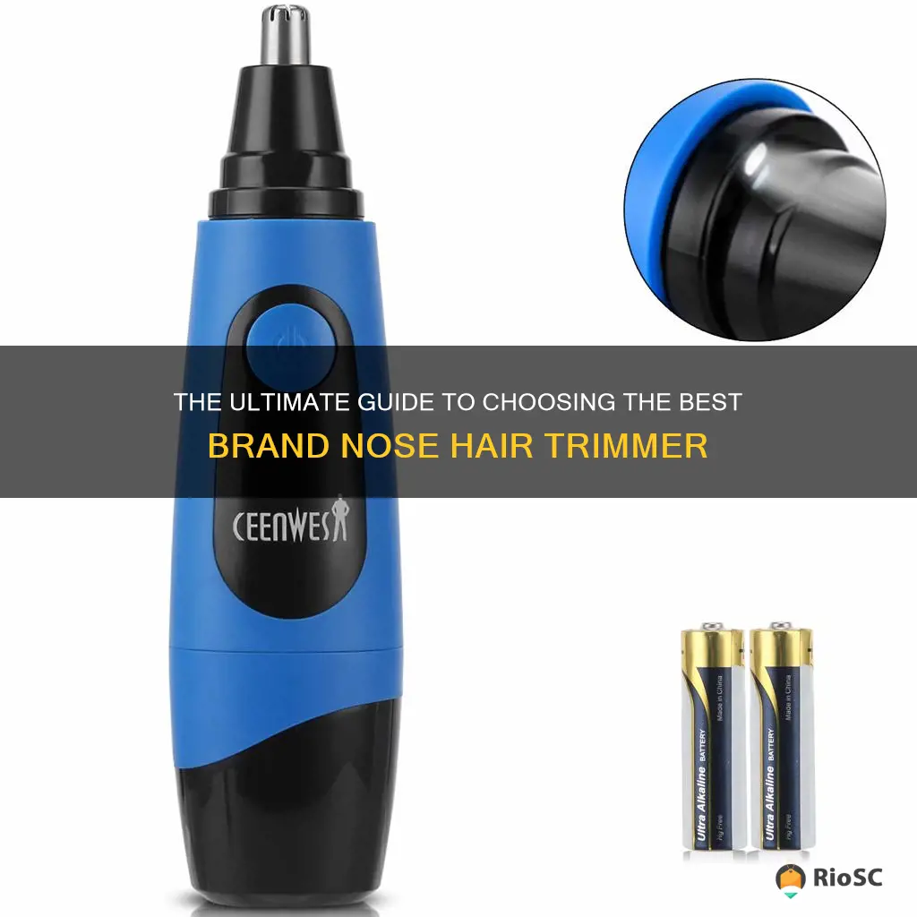 best brand nose hair trimmer