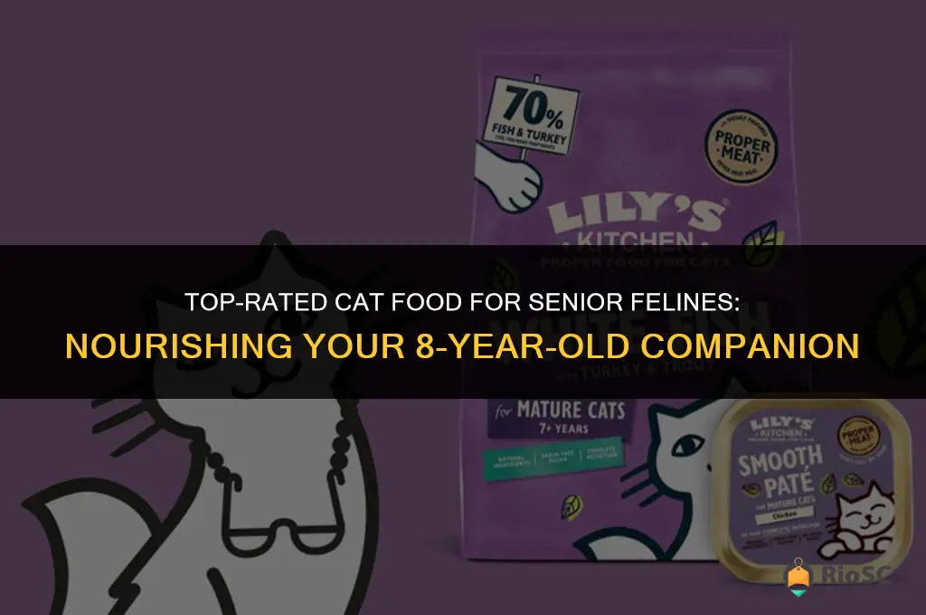 best brand of cat food for 8yr old cat