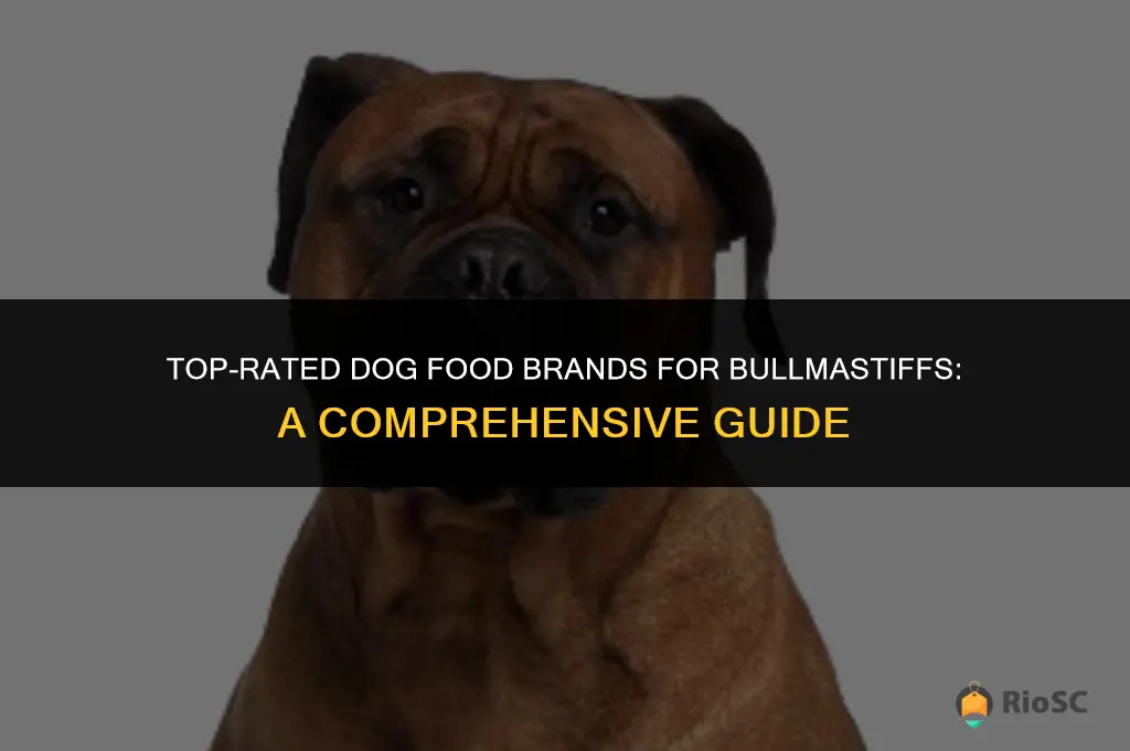 best brand of dog food for bullmastiff