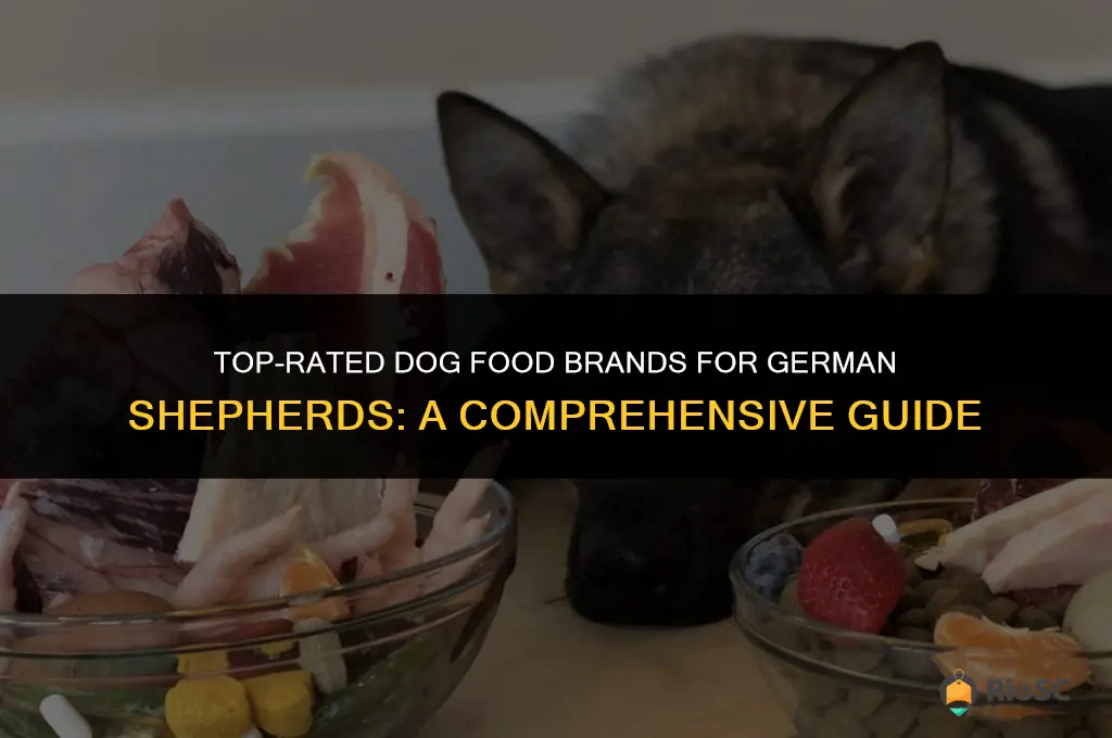 best brand of dog food for german shepherd