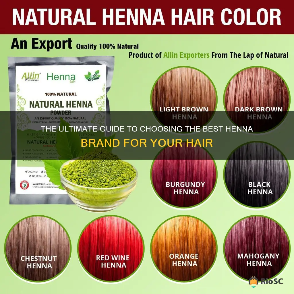 best brand of henna for hair