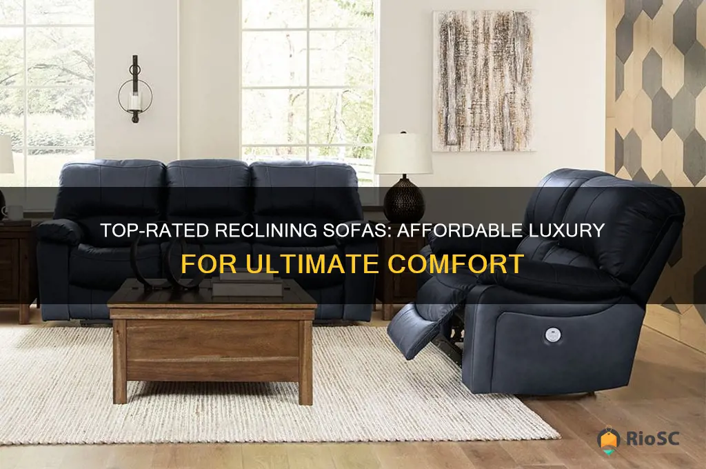 best brand reclining sofa under