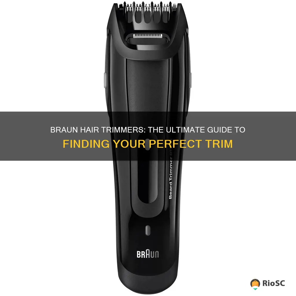 best braun hair trimmer