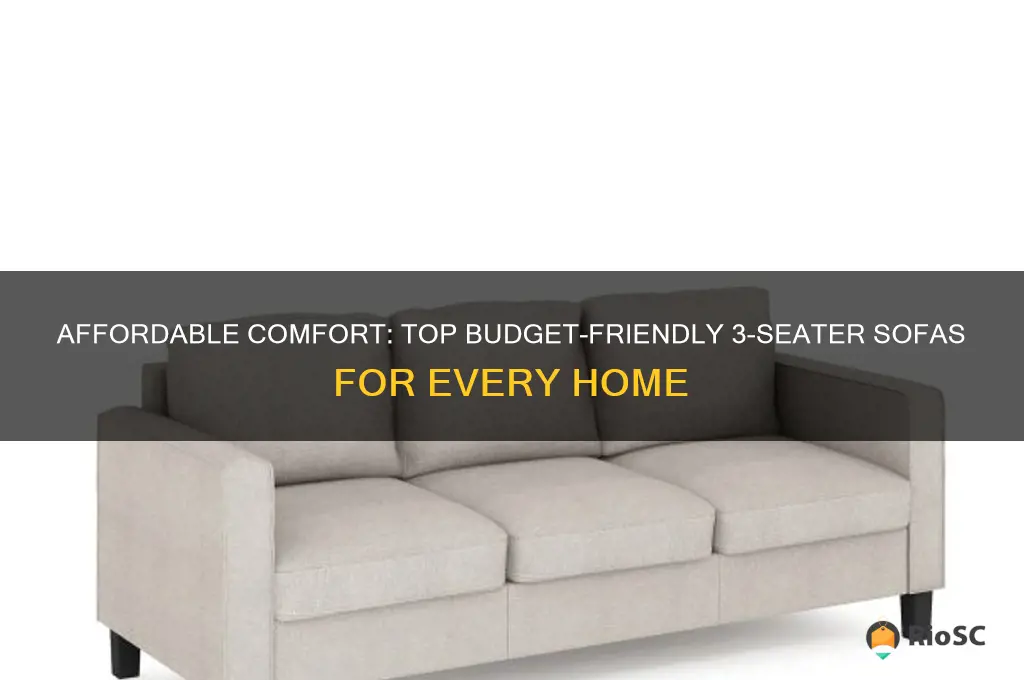 best budget 3 seater sofa
