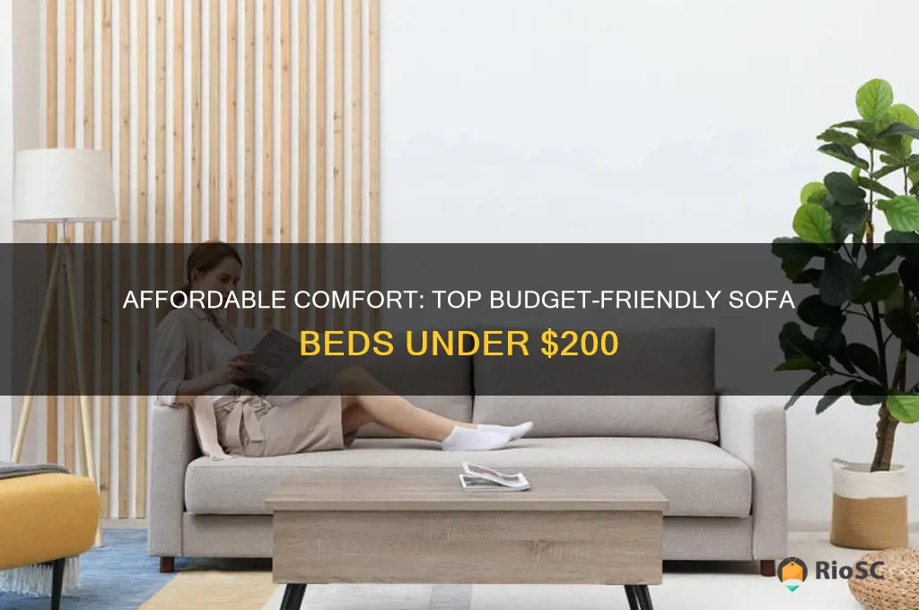 best budget friendly sofa bed under 200
