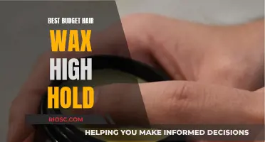 Best Bargain Wax for High-Hold Hair Styling