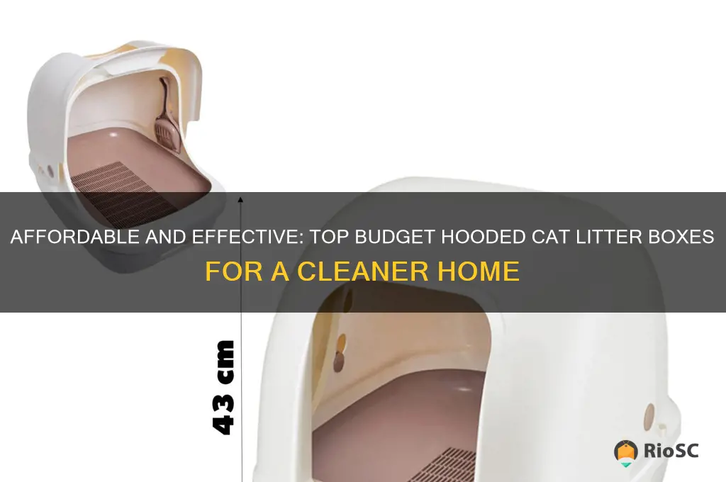 best budget hooded cat litter box