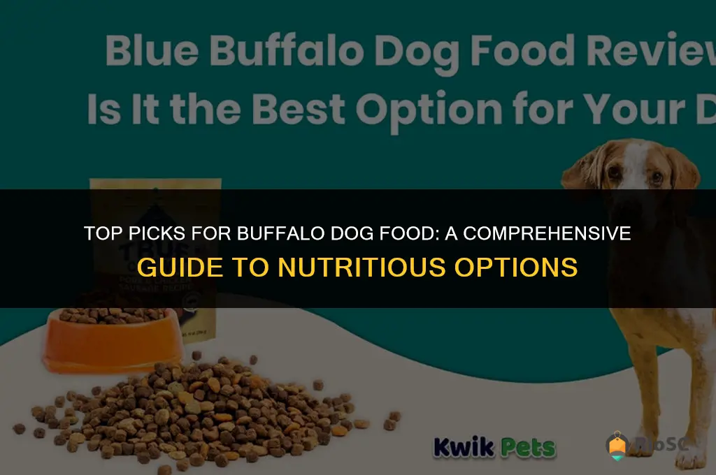 best buffalo dog food