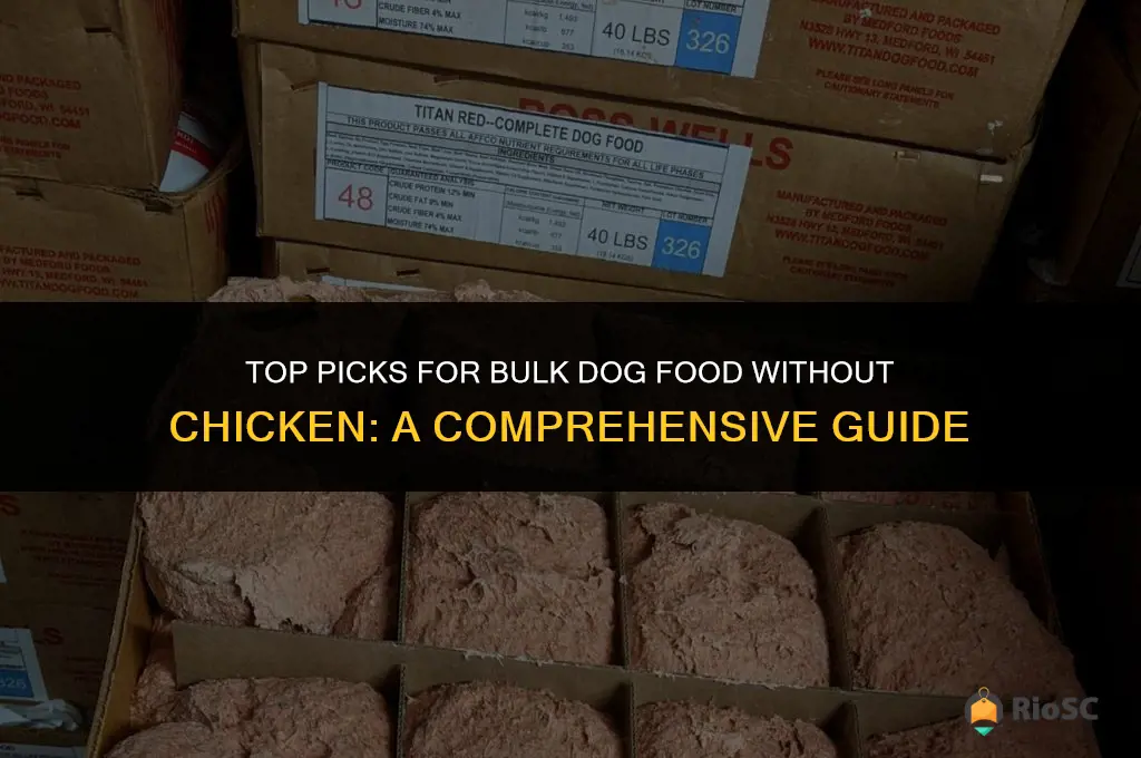 best bulk dog food no chicken